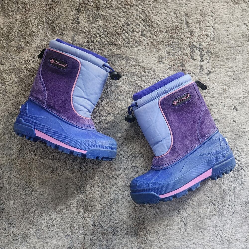 Columbia Kids Purple and Blue Snow Boots